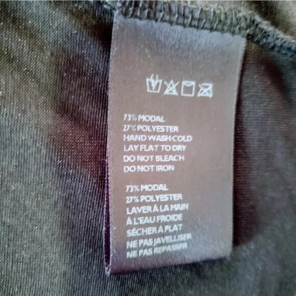 NWT URBAN OUTFITTERS Bodycon Dress, Dark Gray Modal Ruched Bohemian Casual, M - Picture 8 of 13